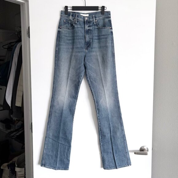 Mother High Waisted Smokin Double Heel Jeans Size 27 Beyond the Sky - Picture 1 of 12
